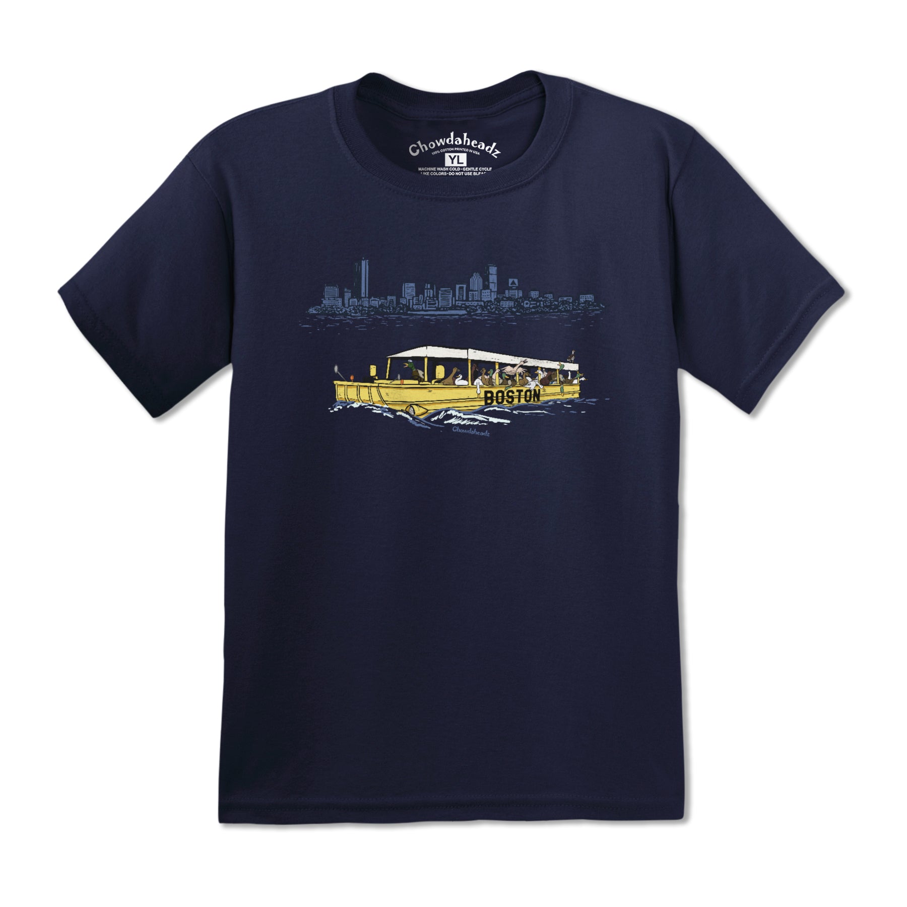 Ducks On A Boat Youth T-Shirt - Chowdaheadz