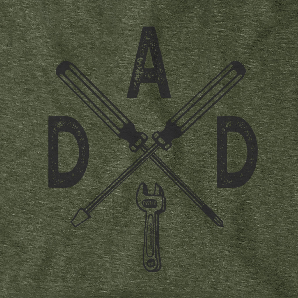 DAD Emblem with Tools Hoodie - Chowdaheadz
