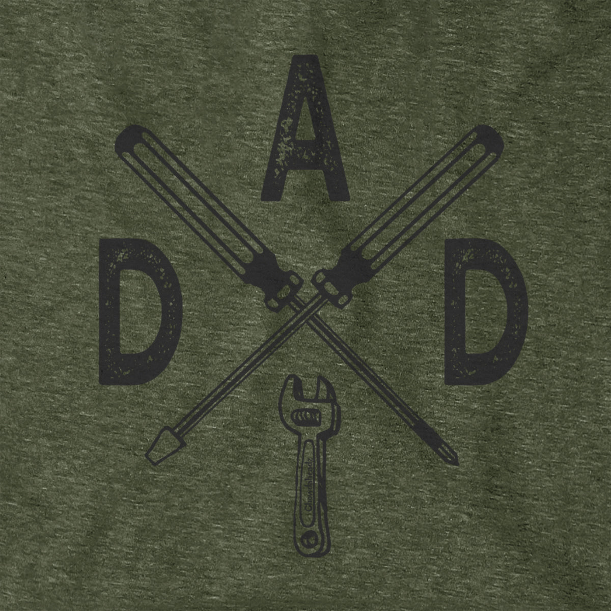DAD Emblem with Tools Hoodie - Chowdaheadz