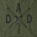 DAD Emblem with Tools Hoodie - Chowdaheadz