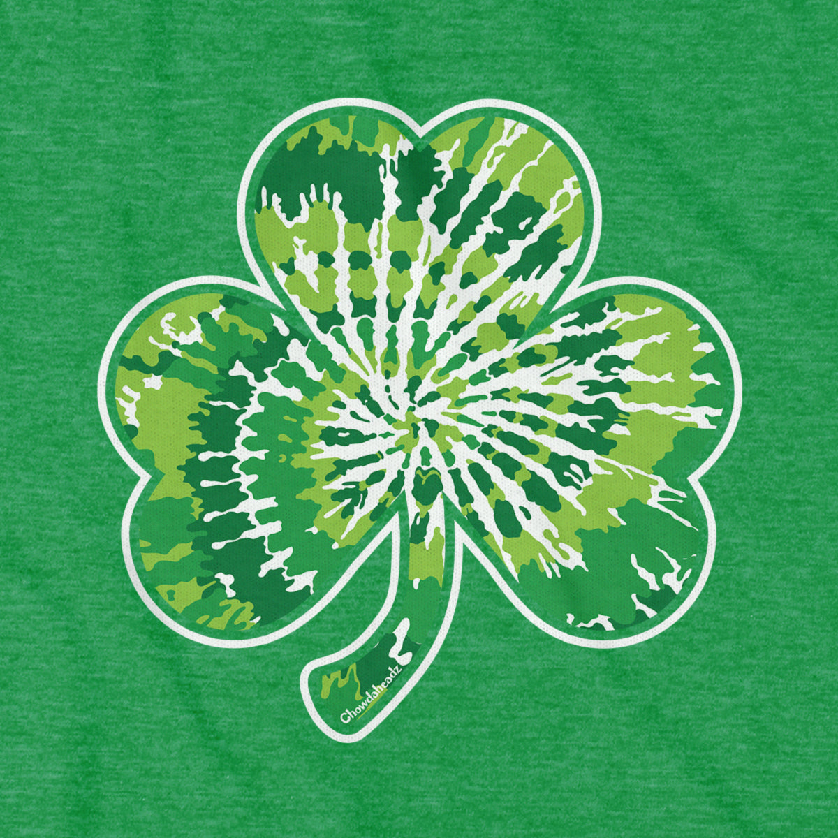 Shamrock Tie Dye T-Shirt - Chowdaheadz