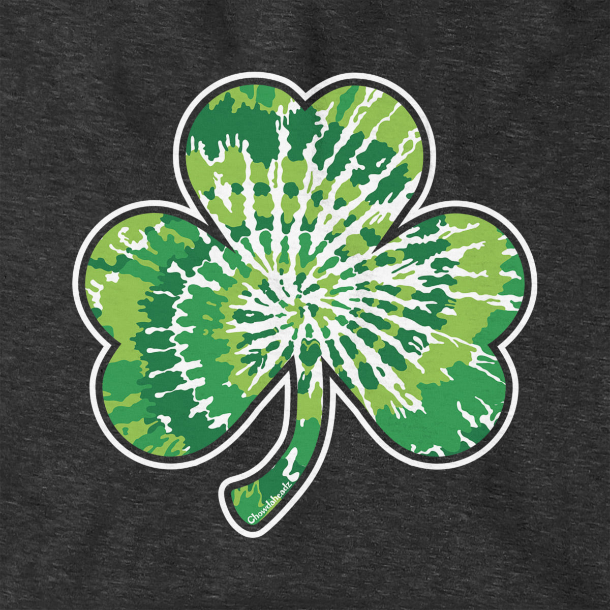 Shamrock Tie Dye Hoodie - Chowdaheadz
