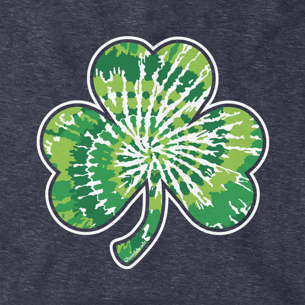 Shamrock Tie Dye Hoodie - Chowdaheadz