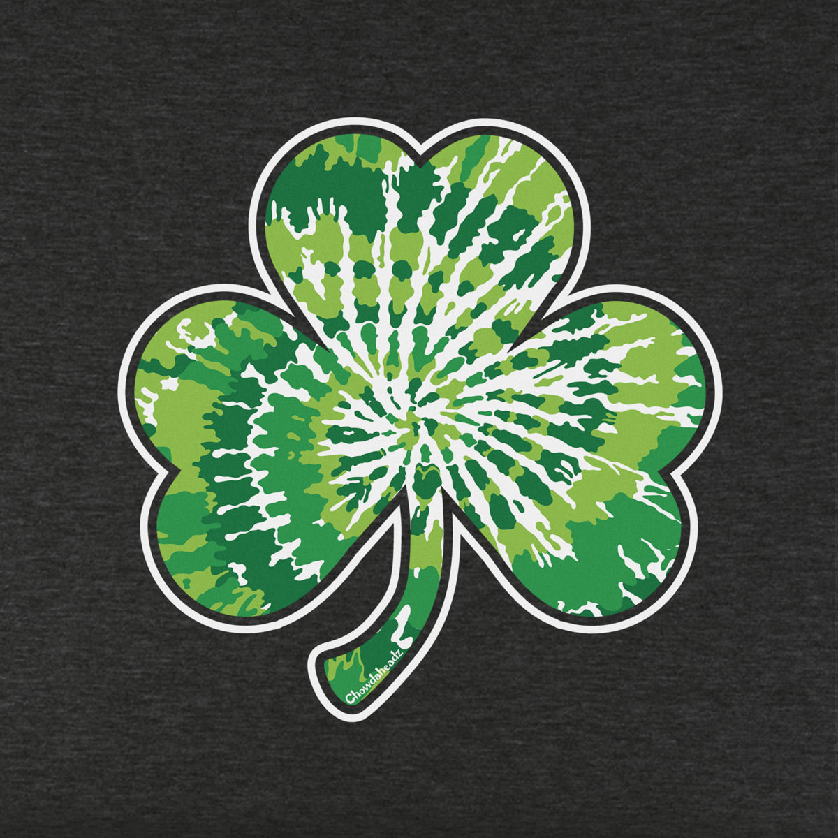Shamrock Tie Dye T-Shirt - Chowdaheadz