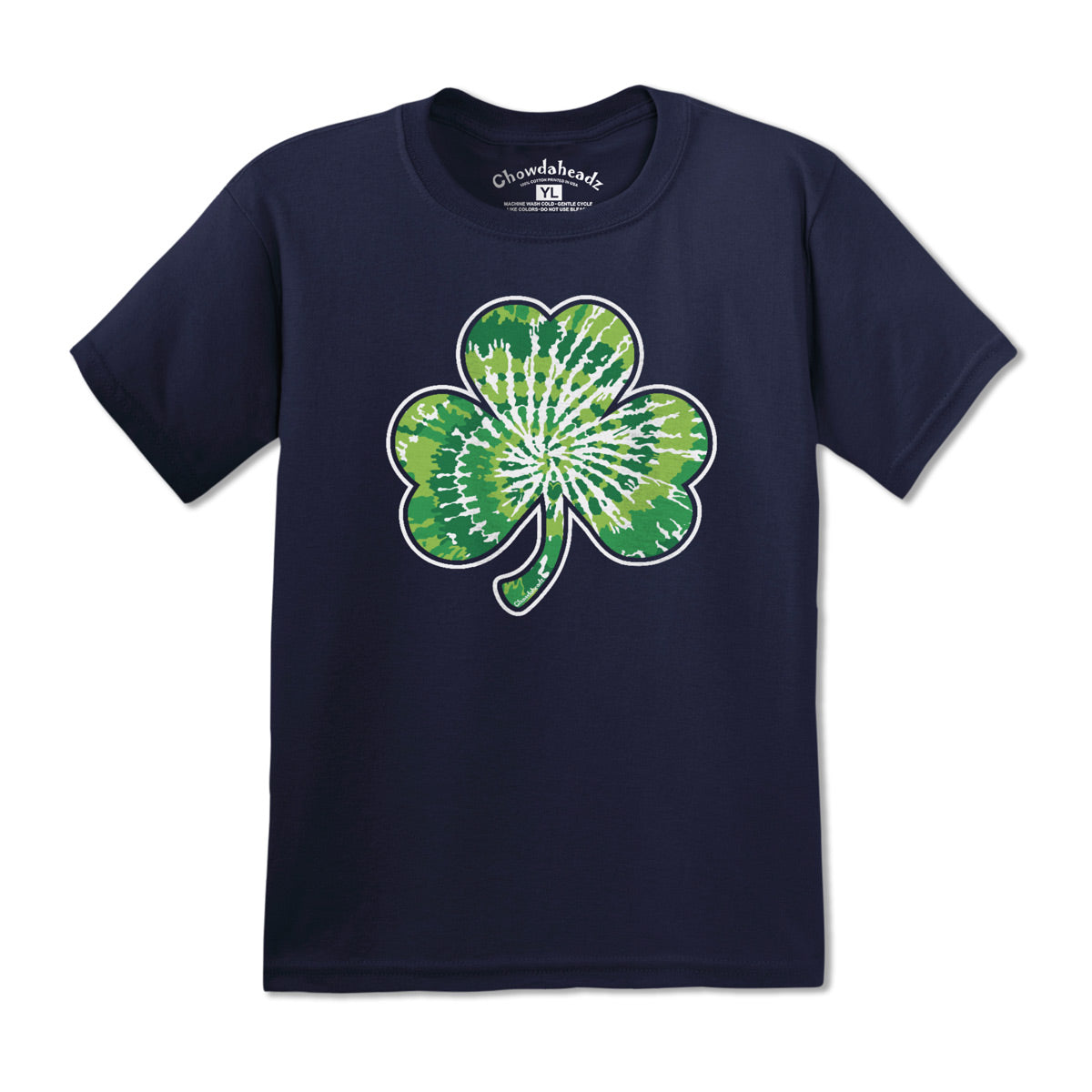 Shamrock Tie Dye T-Shirt - Chowdaheadz