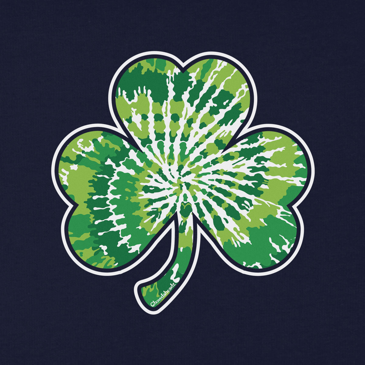 Shamrock Tie Dye T-Shirt - Chowdaheadz