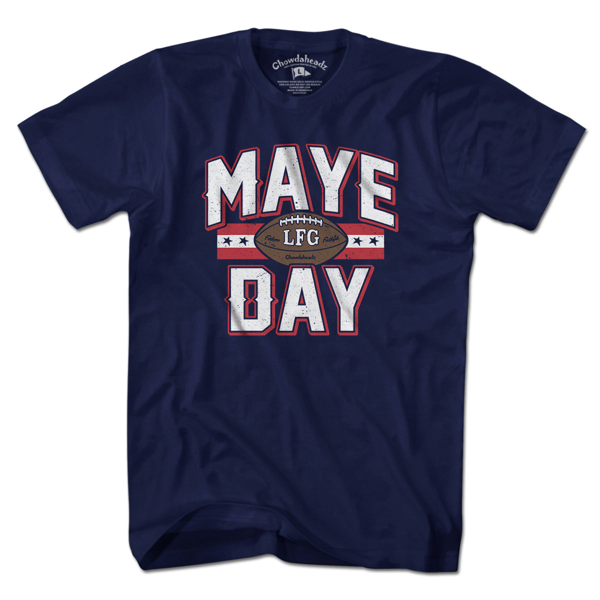 Maye Day Football T-Shirt - Chowdaheadz