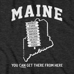 Maine You Can Get There From Here Hoodie - Chowdaheadz