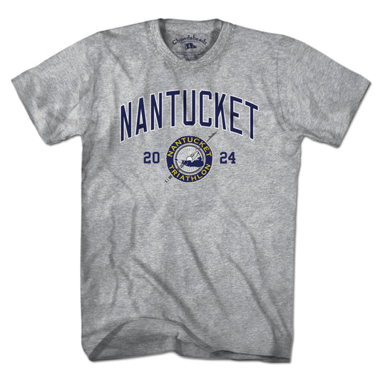 Nantucket Triathlon Arch Logo T-Shirt - Chowdaheadz