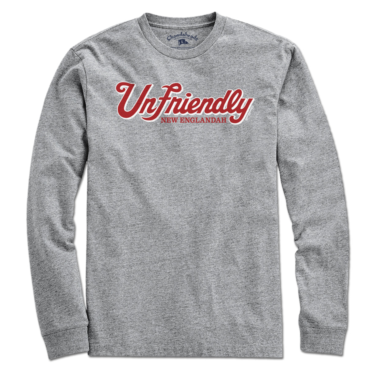 Unfriendly New Englandah Logo T-Shirt - Chowdaheadz