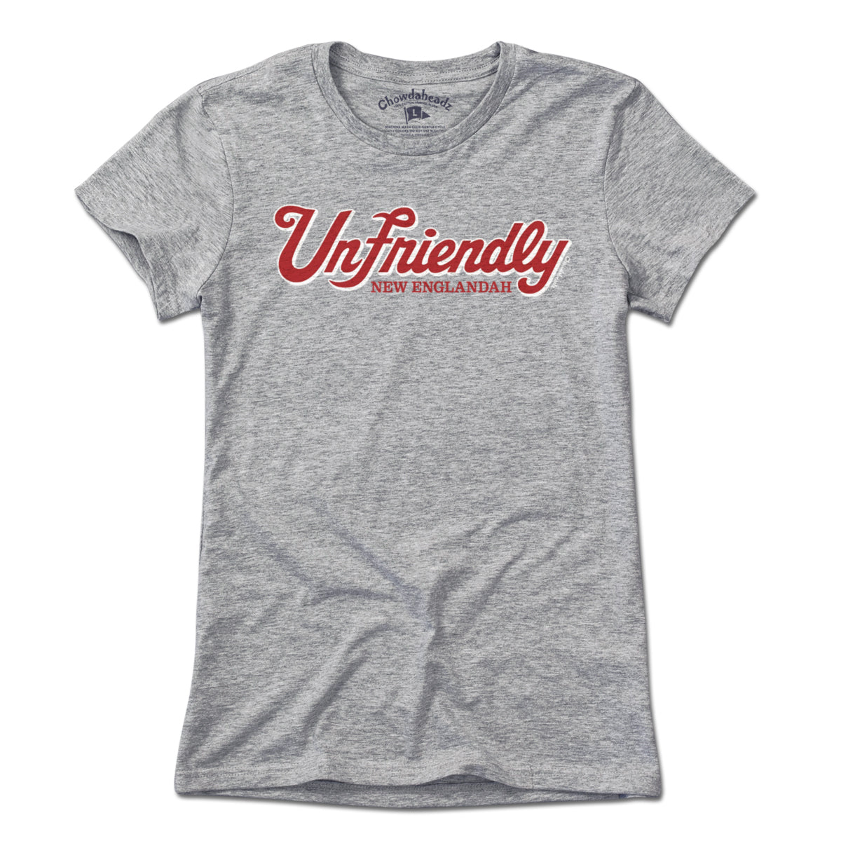 Unfriendly New Englandah Logo T-Shirt - Chowdaheadz