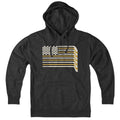 Black & Gold Boston Hockey Flag Hoodie - Chowdaheadz