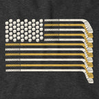 Black & Gold, White Flag Hoodie - Chowdaheadz