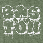 Boston Shamrock Stacked Graffiti T-Shirt - Chowdaheadz