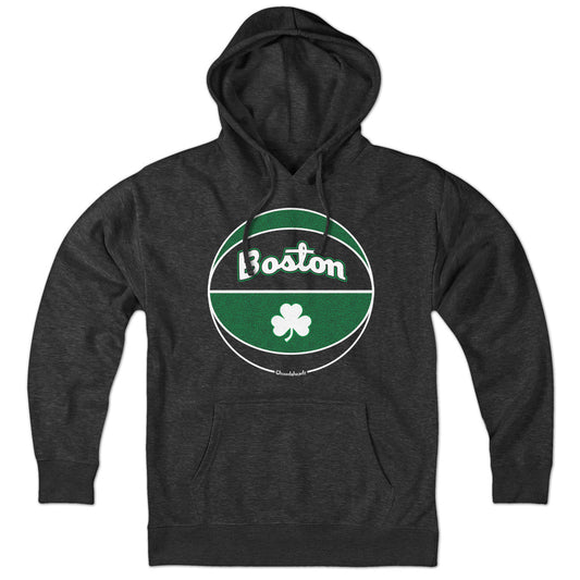 Boston Black And Green Basketball Hoodie