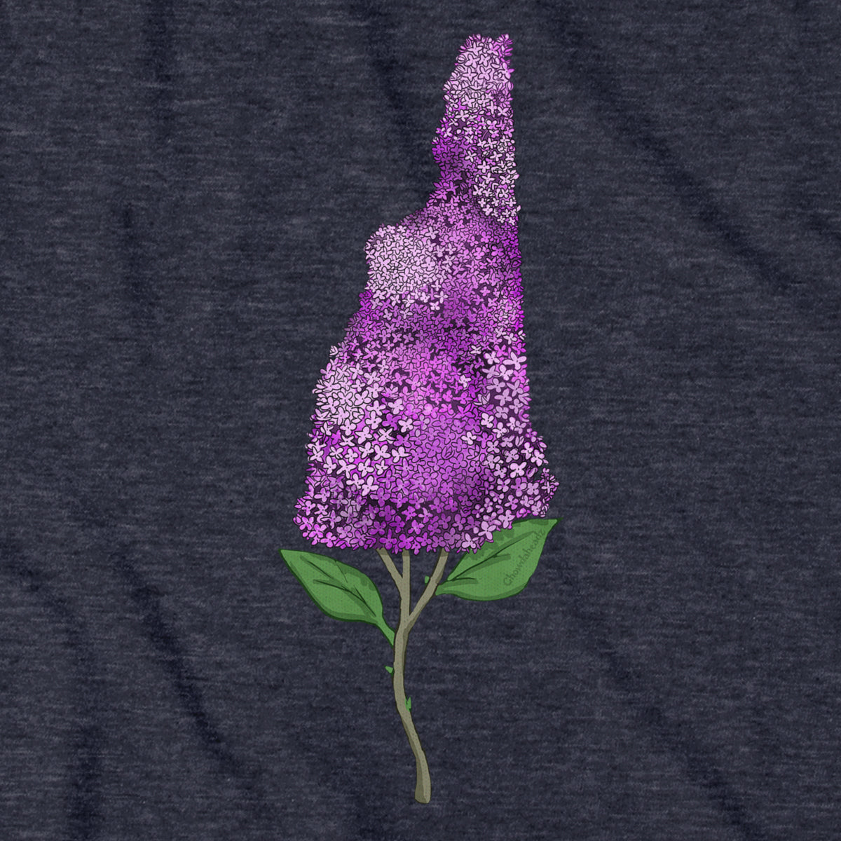 New Hampshire Lilac T-Shirt - Chowdaheadz