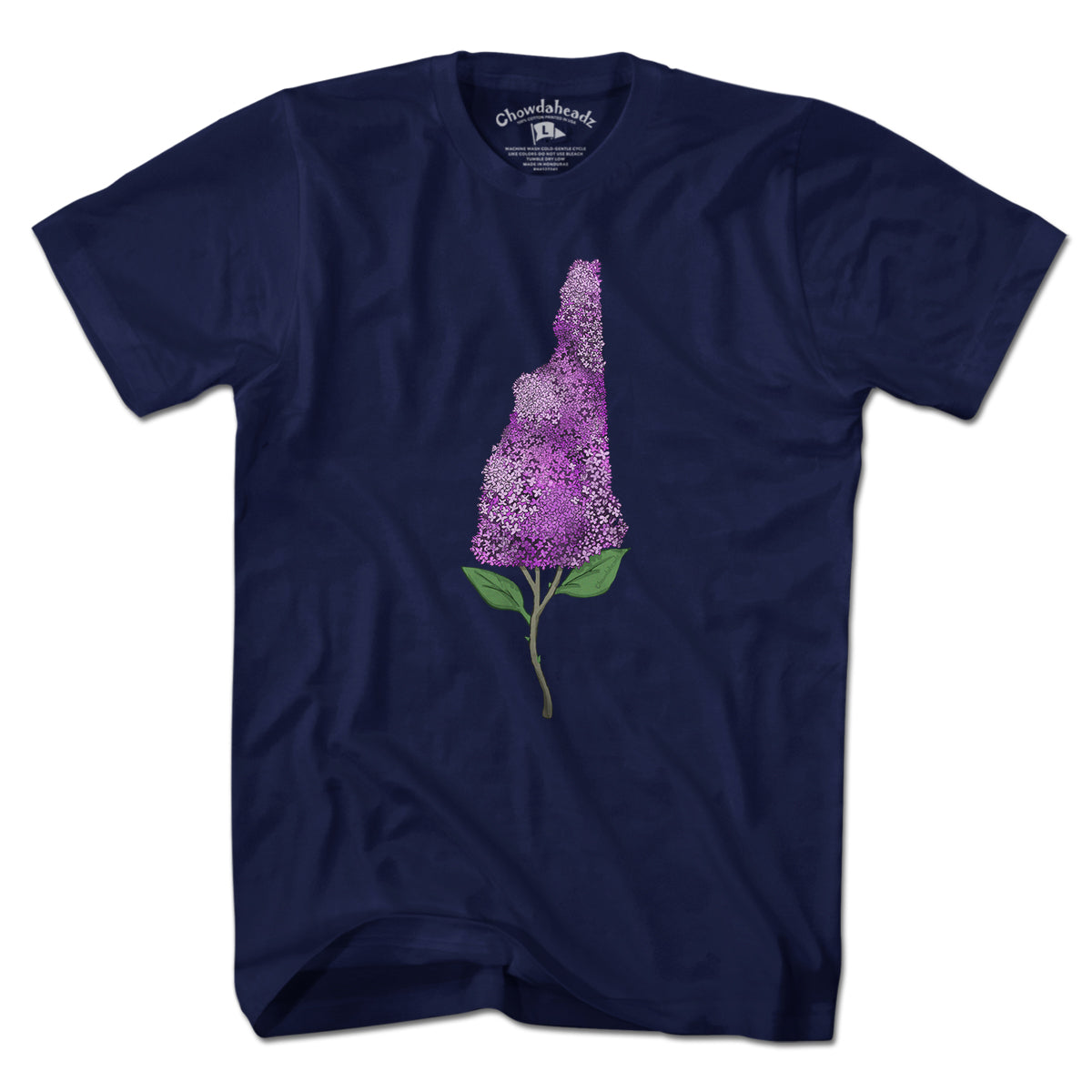 New Hampshire Lilac T-Shirt - Chowdaheadz