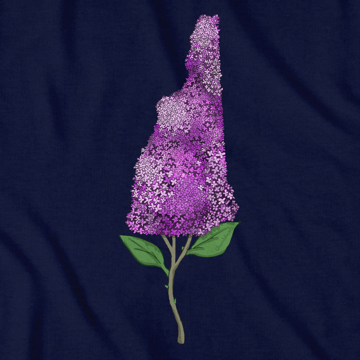 New Hampshire Lilac T-Shirt - Chowdaheadz