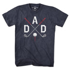 DAD Cross Clubs Golf T-Shirt - Chowdaheadz