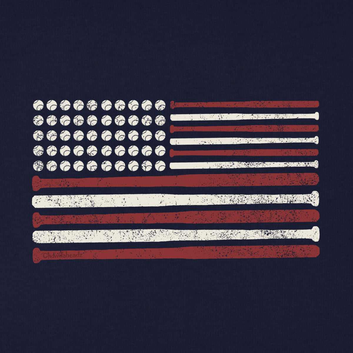 USA baseball Flag Youth Hoodie - Chowdaheadz