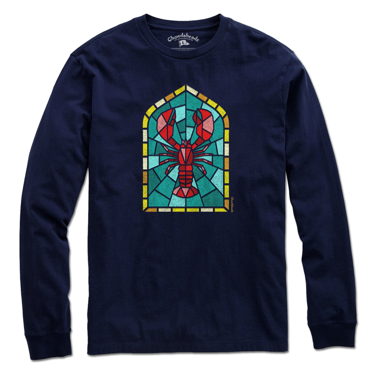 Stained Glass Lobstah T-Shirt - Chowdaheadz