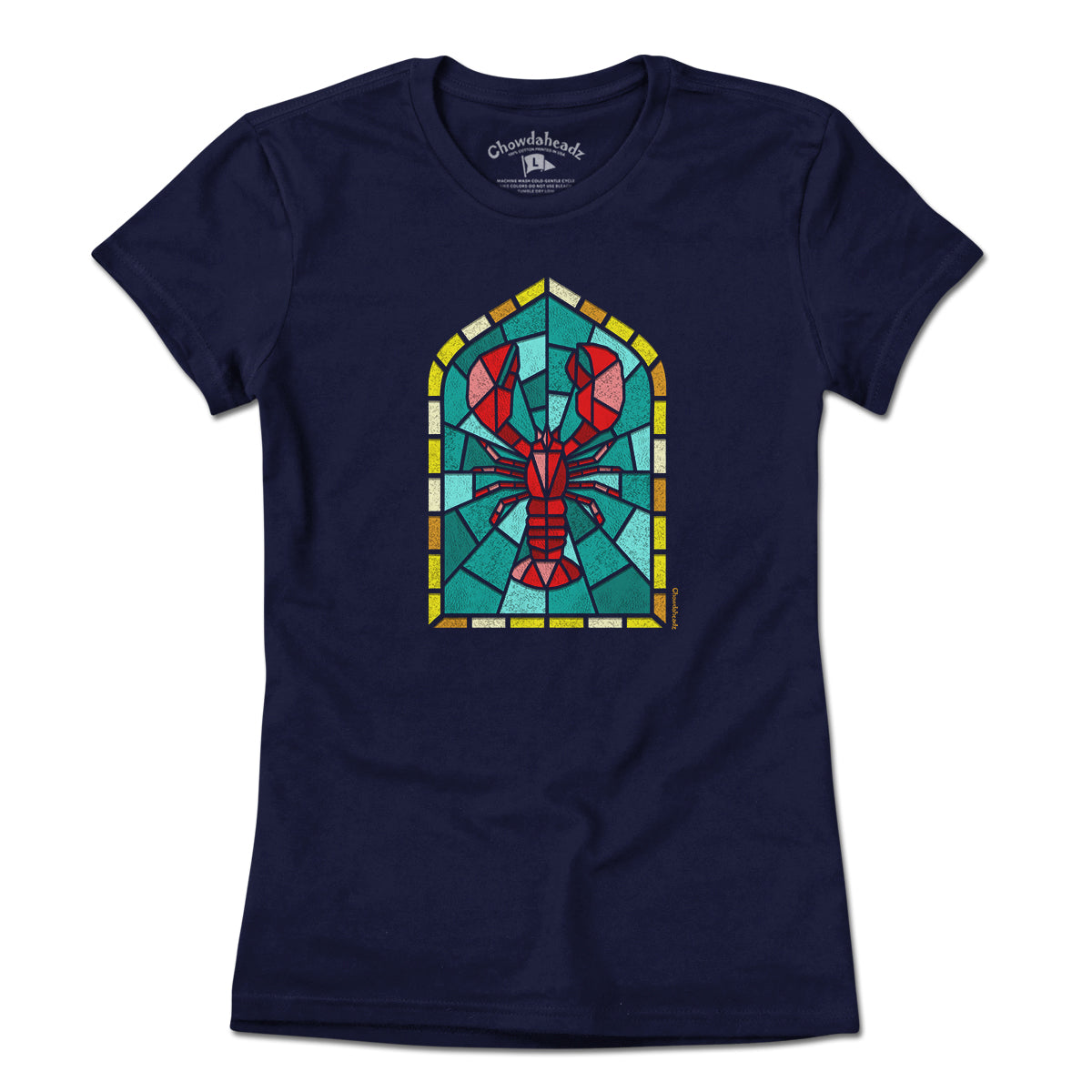 Stained Glass Lobstah T-Shirt - Chowdaheadz