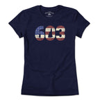 Patriotic 603 New Hampshire T-Shirt