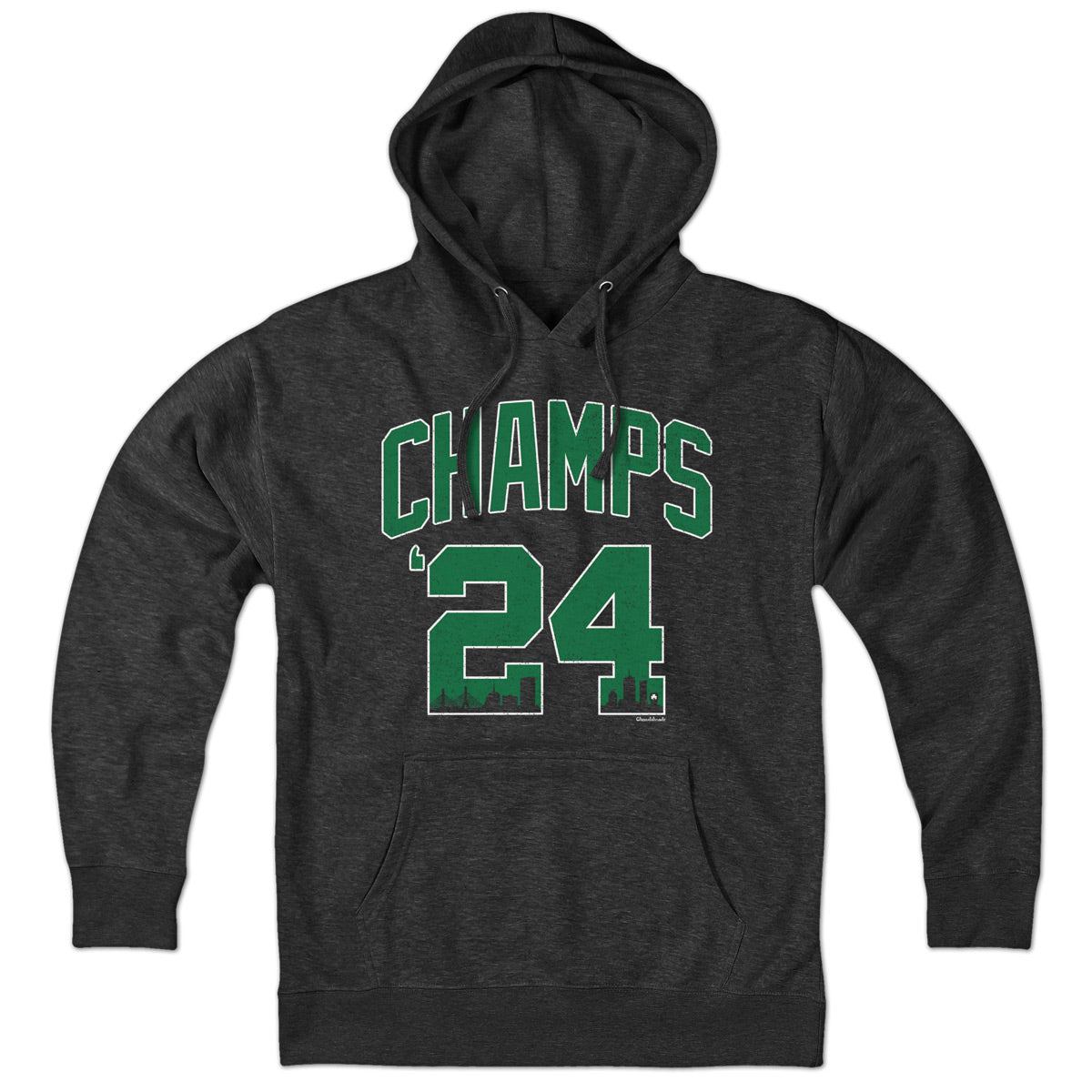 2024 Champs Boston Basketball Championship Hoodie - Chowdaheadz