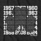 Boston Basketball Championship Dates Shamrock Hoodie