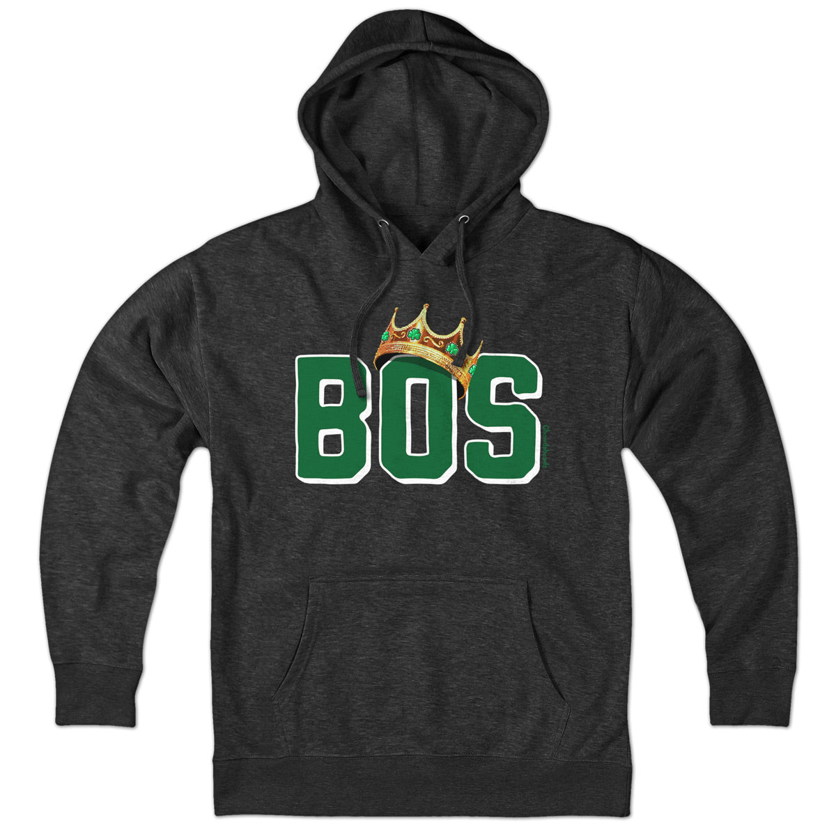 BOS Boston Crowned Basketball Champions Hoodie - Chowdaheadz
