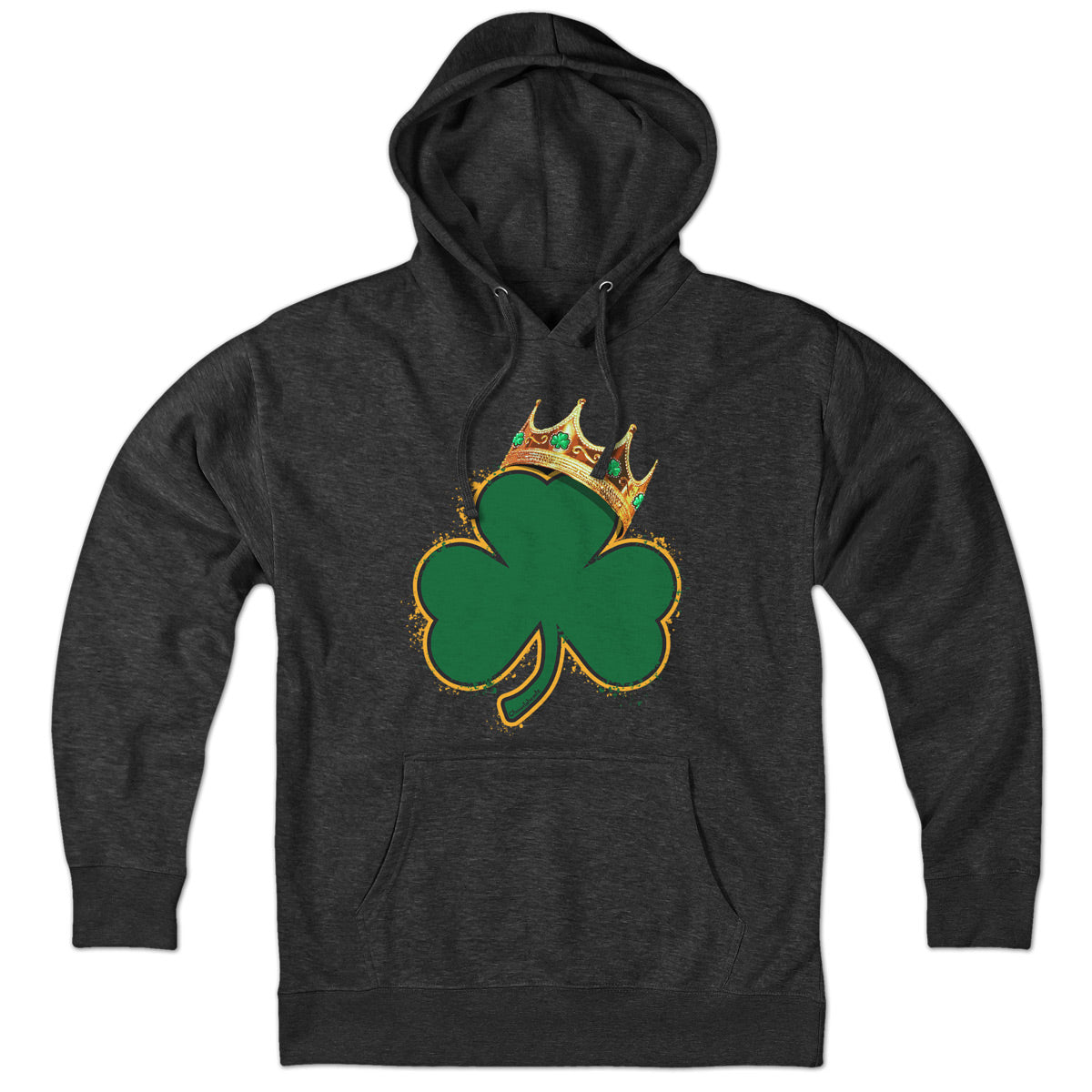 Crowned Shamrock Boston Basketball Champions Hoodie - Chowdaheadz