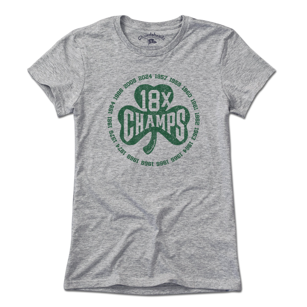 18x Boston Basketball Champions Shamrock T-Shirt