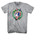 Happy Fourth Uncle Sam Circle Logo T-Shirt