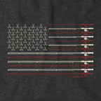 USA Fishing Flag Hoodie