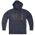 USA Fishing Flag Hoodie