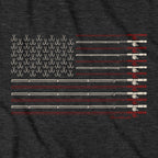USA Fishing Flag T-Shirt
