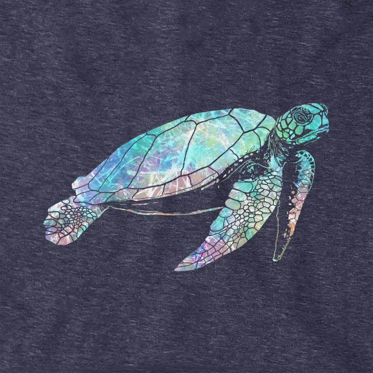 Sea Turtle Tie Dye Hoodie - Chowdaheadz