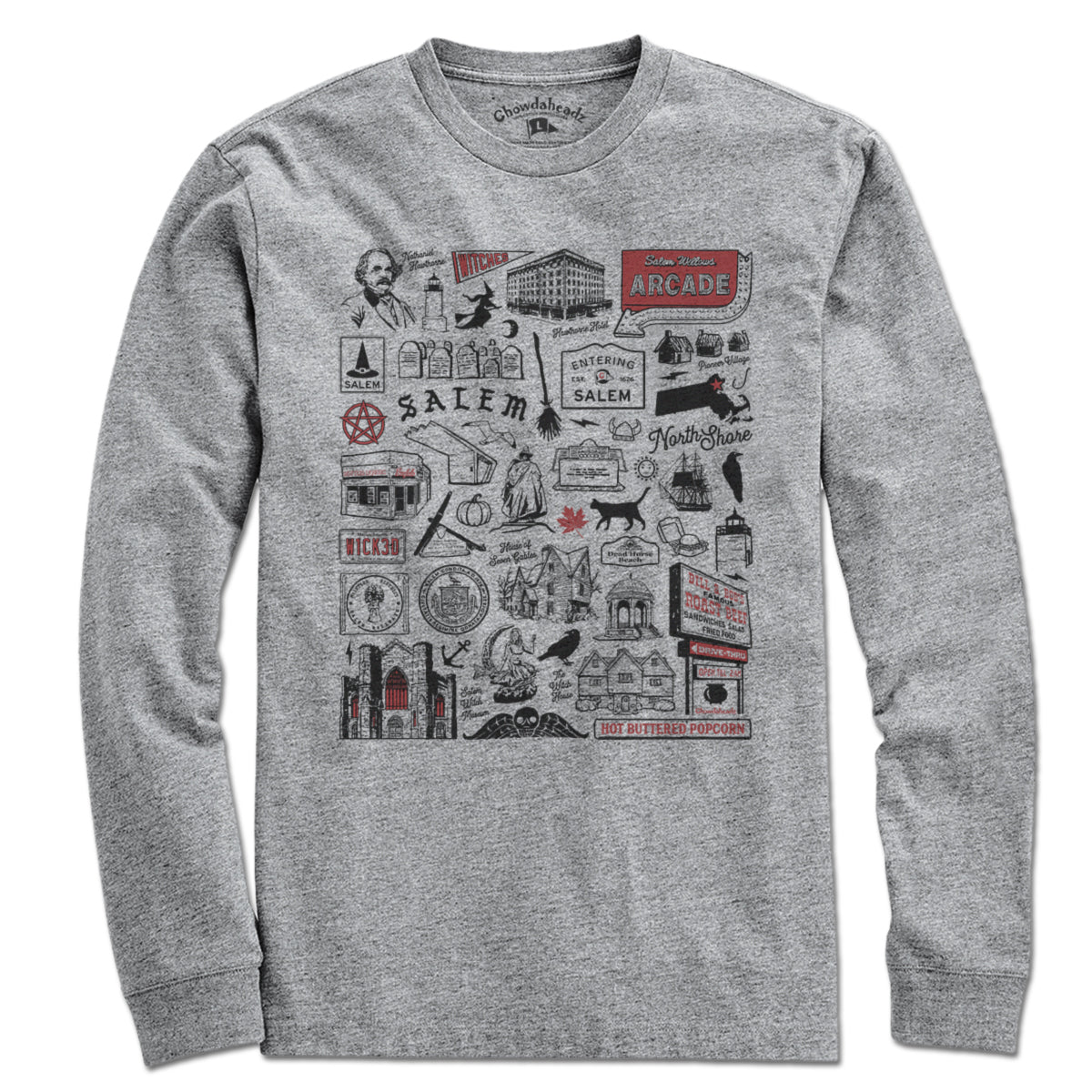 Salem Tourist Attraction T-Shirt - Chowdaheadz