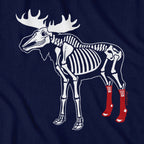 Socks On Moose Skeleton T-Shirt