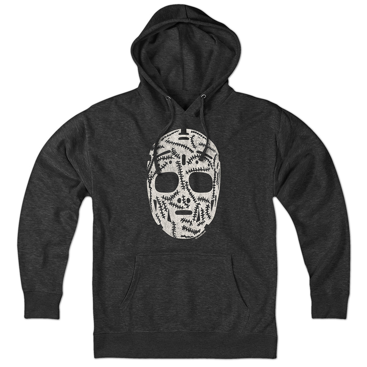 Boston Distressed Hockey Mask Hoodie - Chowdaheadz