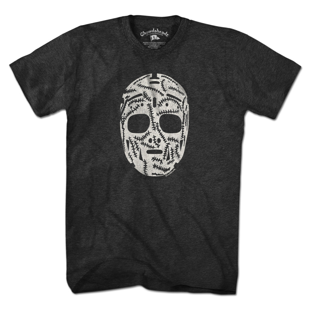 Boston Distressed Hockey Mask T-Shirt - Chowdaheadz
