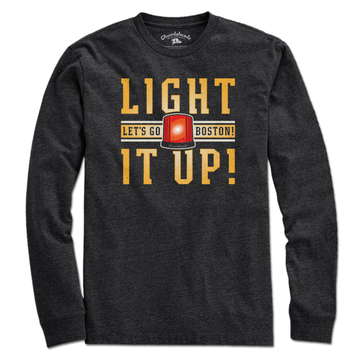 Light It Up Boston Hockey T-Shirt - Chowdaheadz