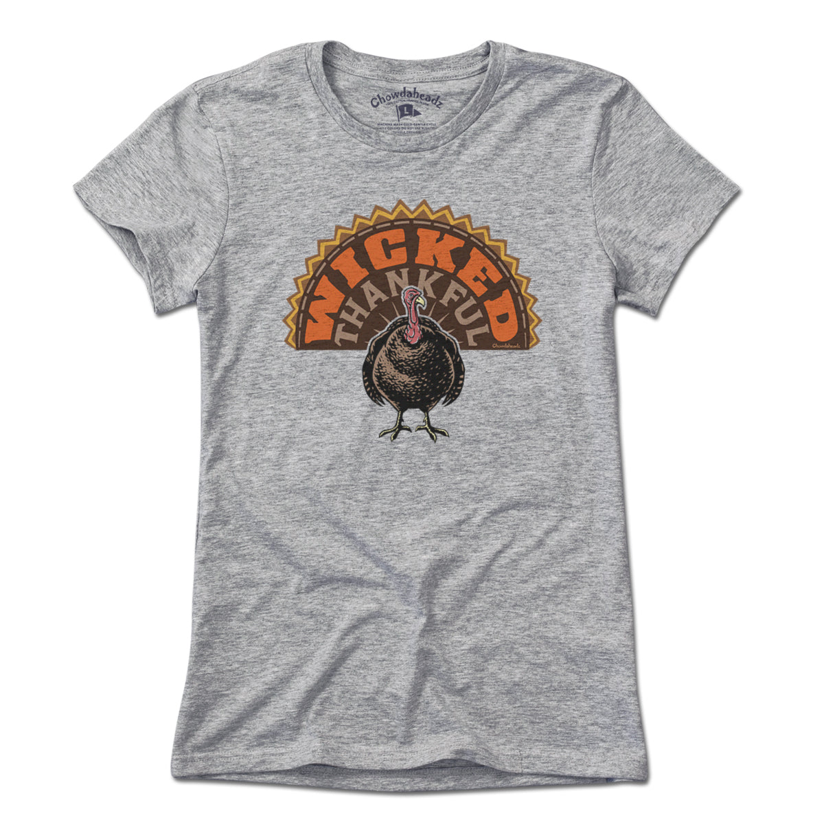 Wicked Thankful Turkey Tail T-Shirt - Chowdaheadz