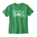 Property of BOS Shamrock Graffiti Youth T-Shirt - Chowdaheadz