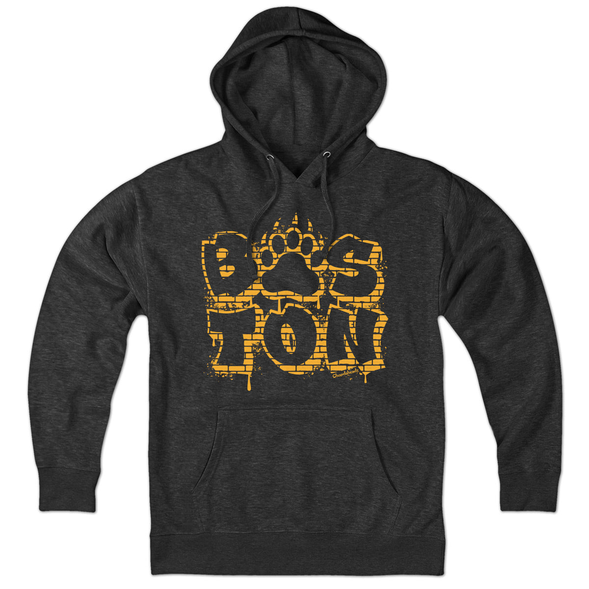 Boston Bear Paw Stacked Graffiti Hoodie - Chowdaheadz