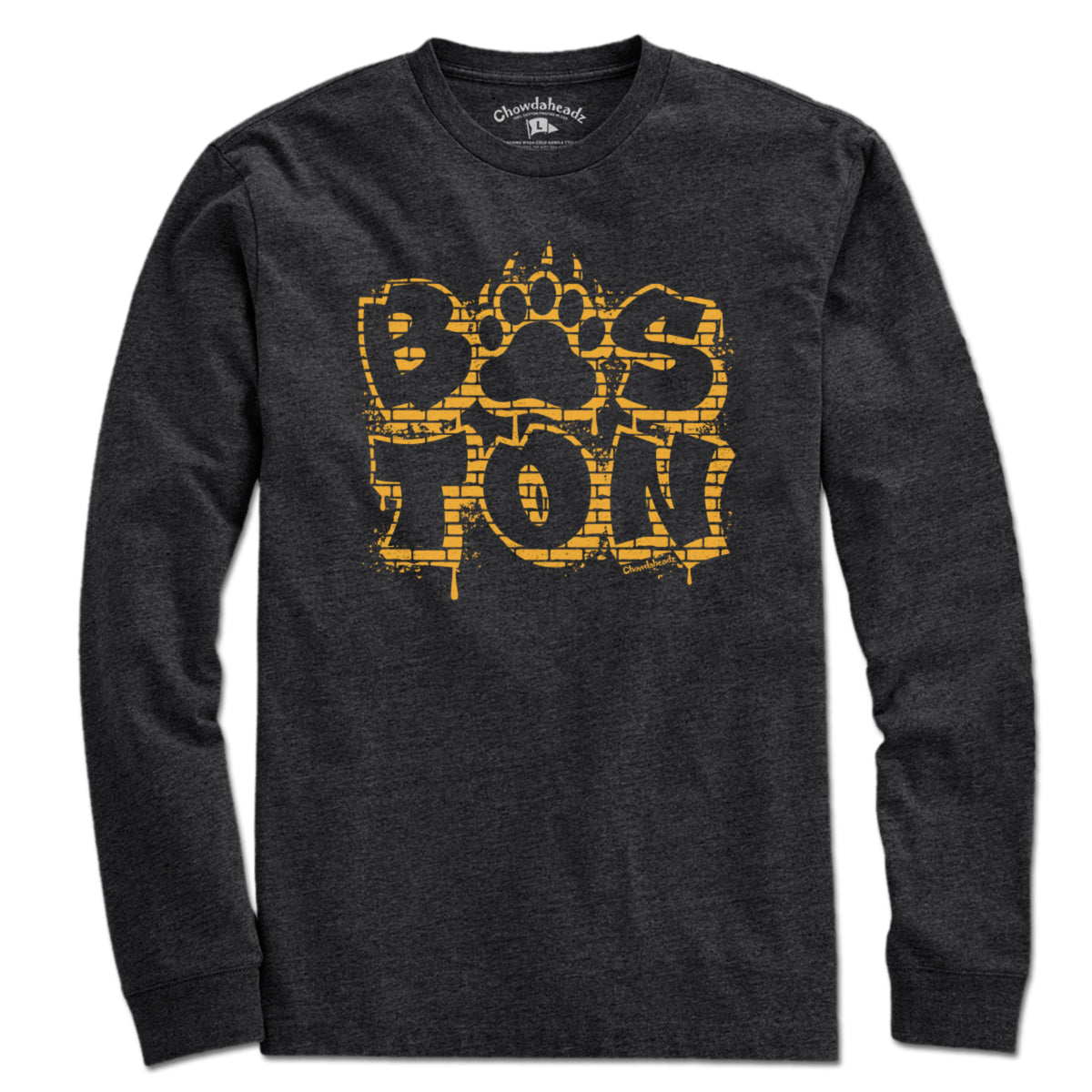 Boston Bear Paw Stacked Graffiti T-Shirt - Chowdaheadz