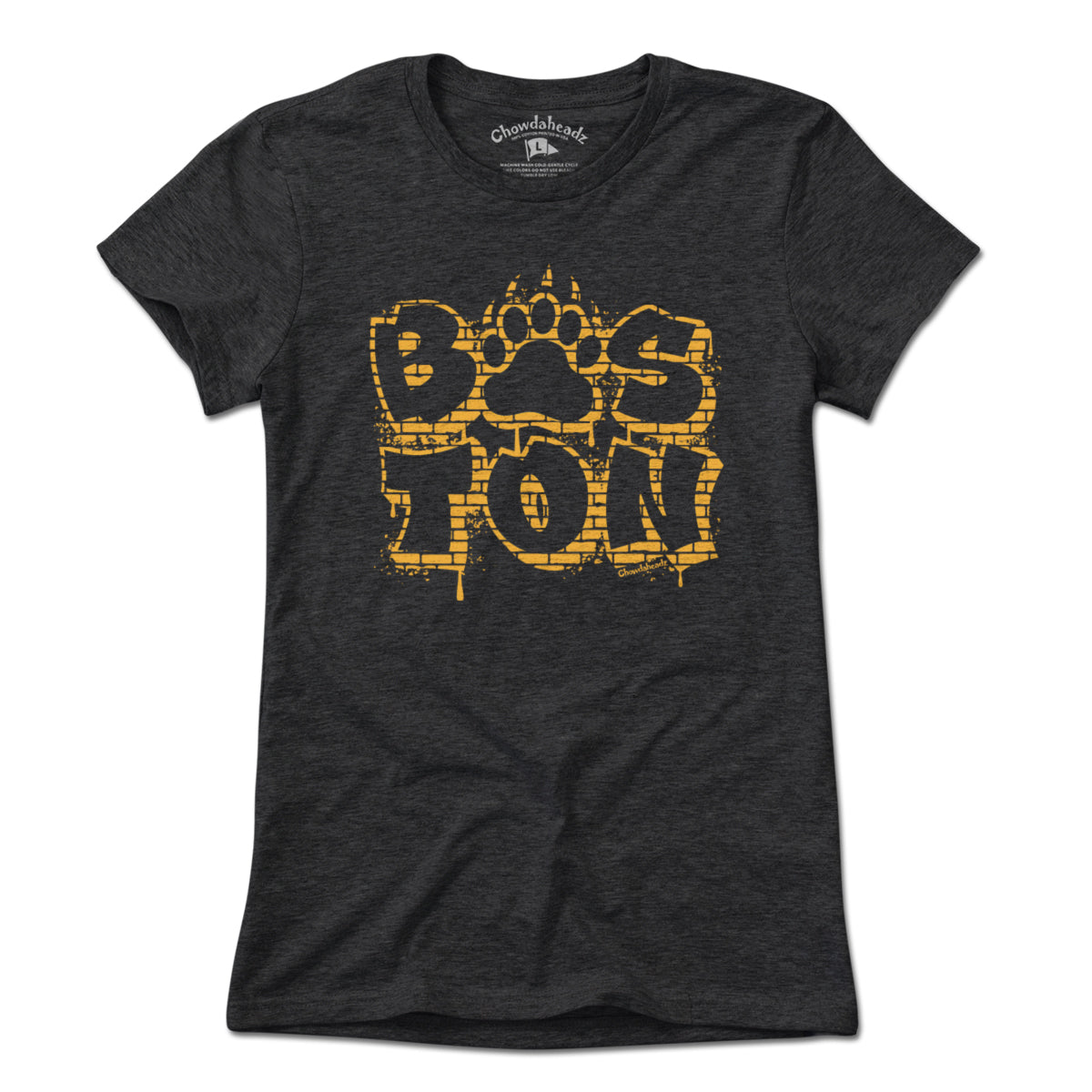 Boston Bear Paw Stacked Graffiti T-Shirt