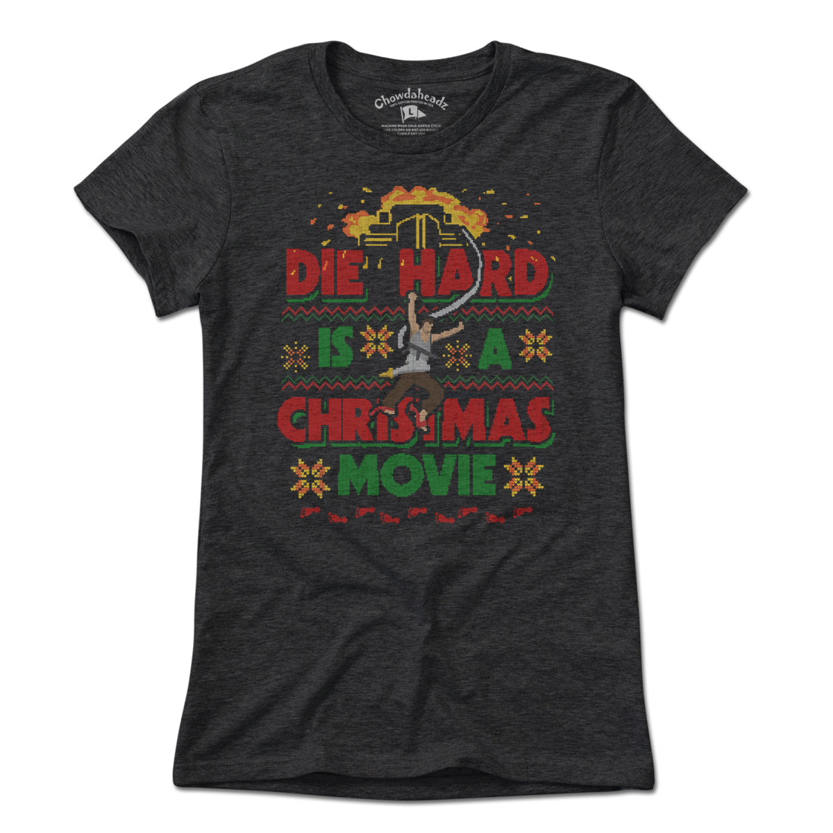 Die Hard Is A Christmas Movie Ugly Sweater T-Shirt