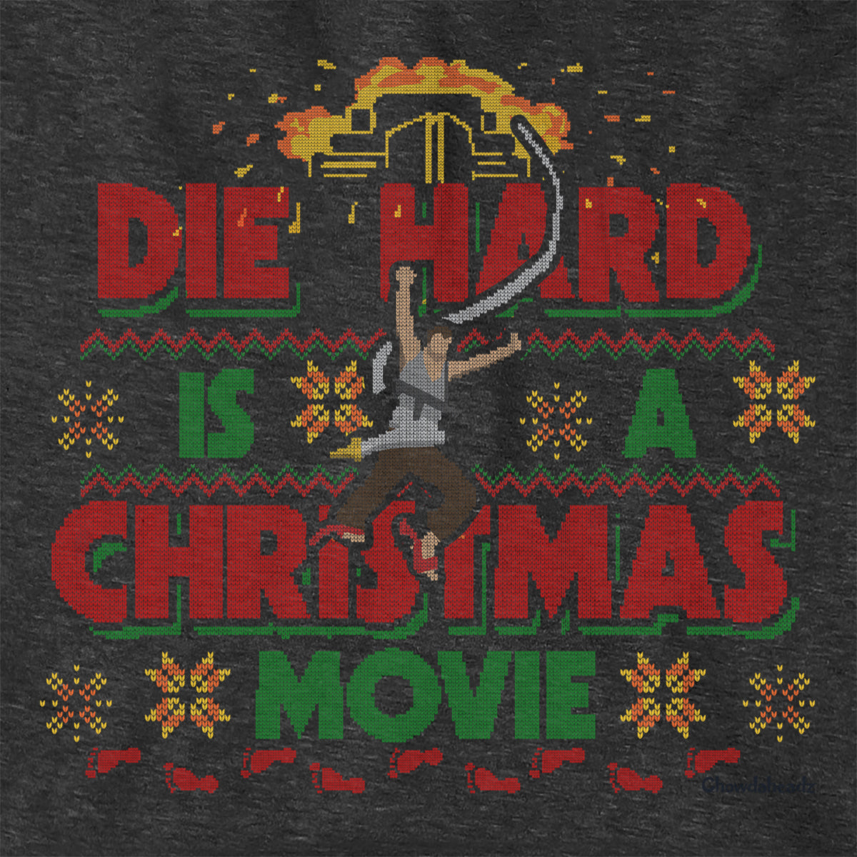 Die Hard Is A Christmas Movie Hoodie - Chowdaheadz