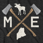 Maine Moose Axed Out T-Shirt
